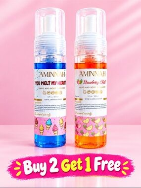 AMINNAH-Hand & Body Foaming Cleanser- Buy 2 Get 1 Free